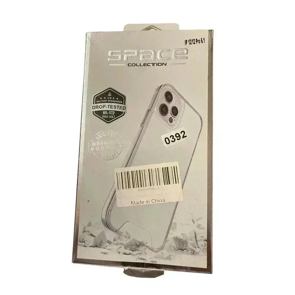 SPACE COLLECTION I PHONE 12 AND 12 PRO CLEAR CASE
